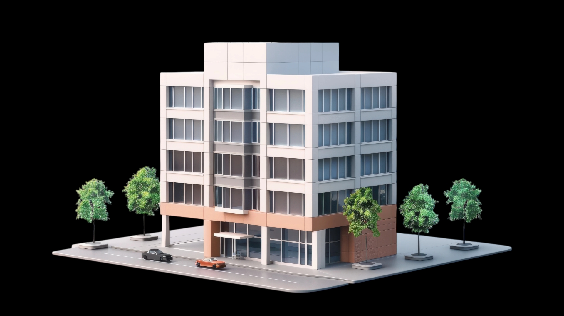 3D Building Icon