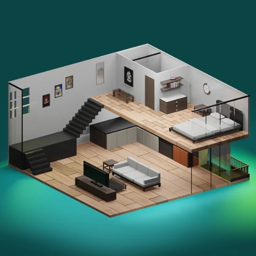 Isometric CGI