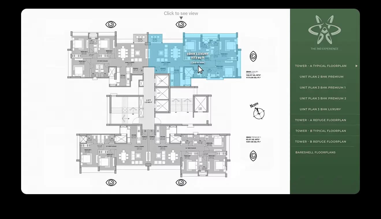 Interactive Floor Plans