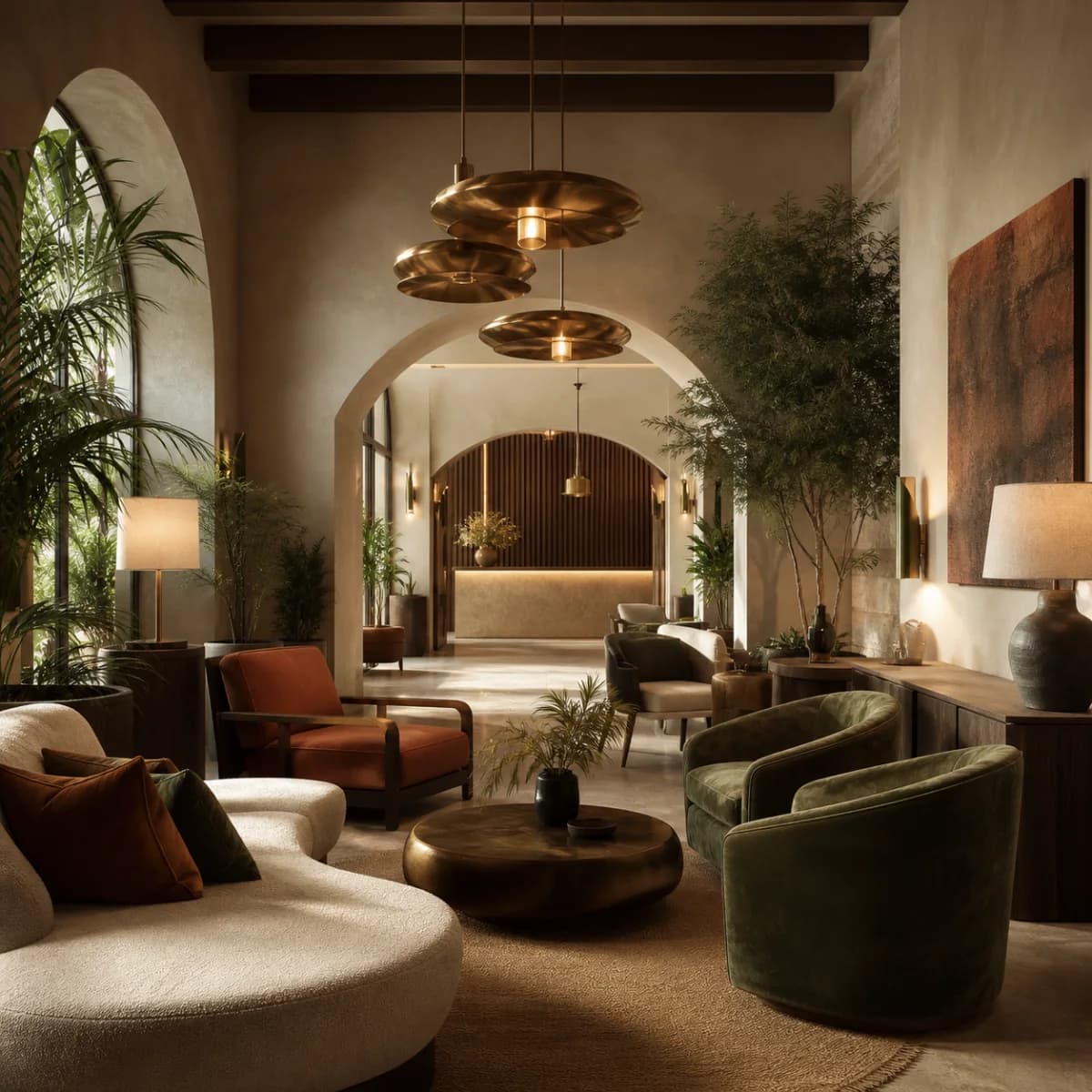 Hospitality 3D interior render