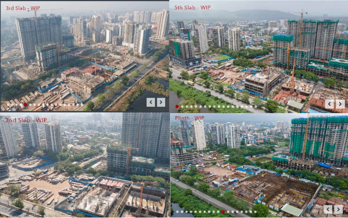 Construction Update Drone View