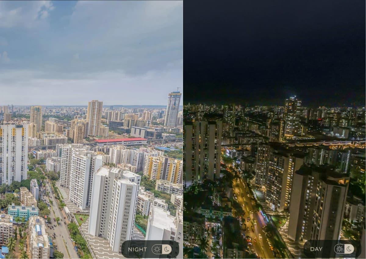 Day / Night Capture in 360 Drone Panorama